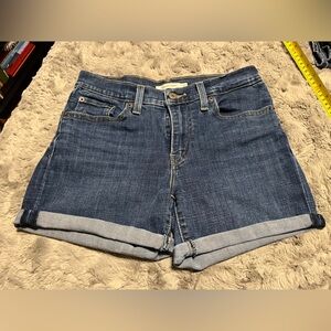 Levi's Blue Jean Shorts